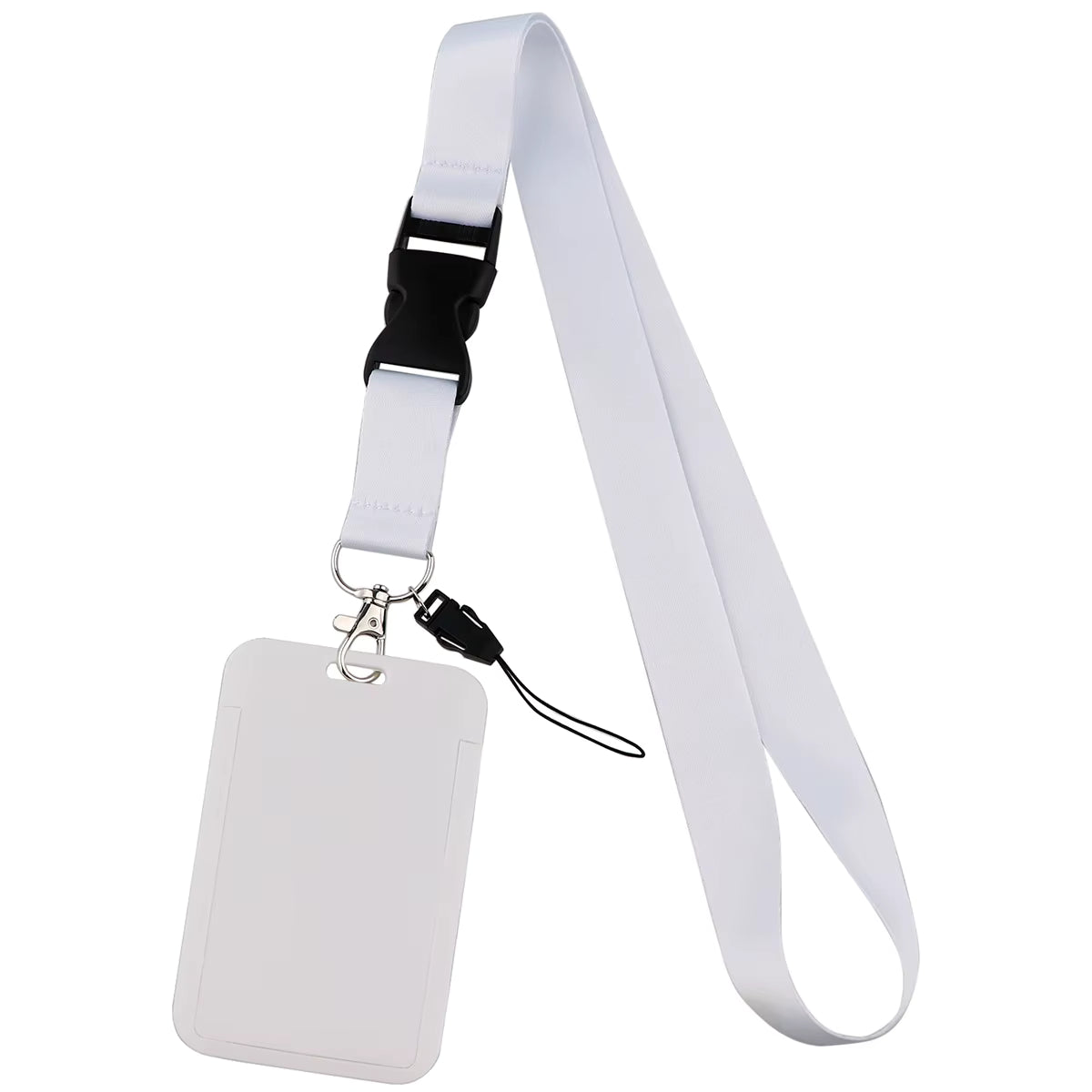 Lanyard con Portatarjetas en Acrílíco - Colores Sólidos (Variedad)