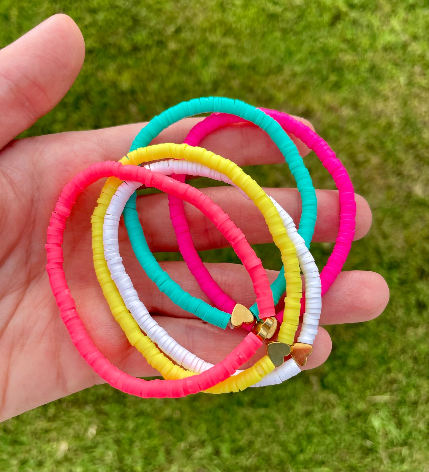 Set de Pulseras de Colores - 5 Unidades