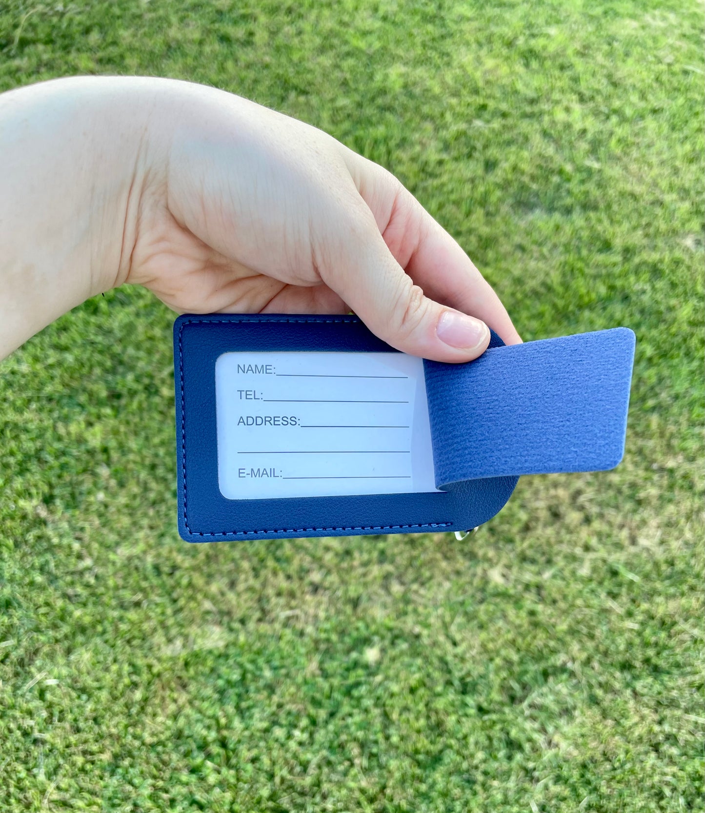 Estuche de pasaporte y etiqueta de maleta - Set para viaje