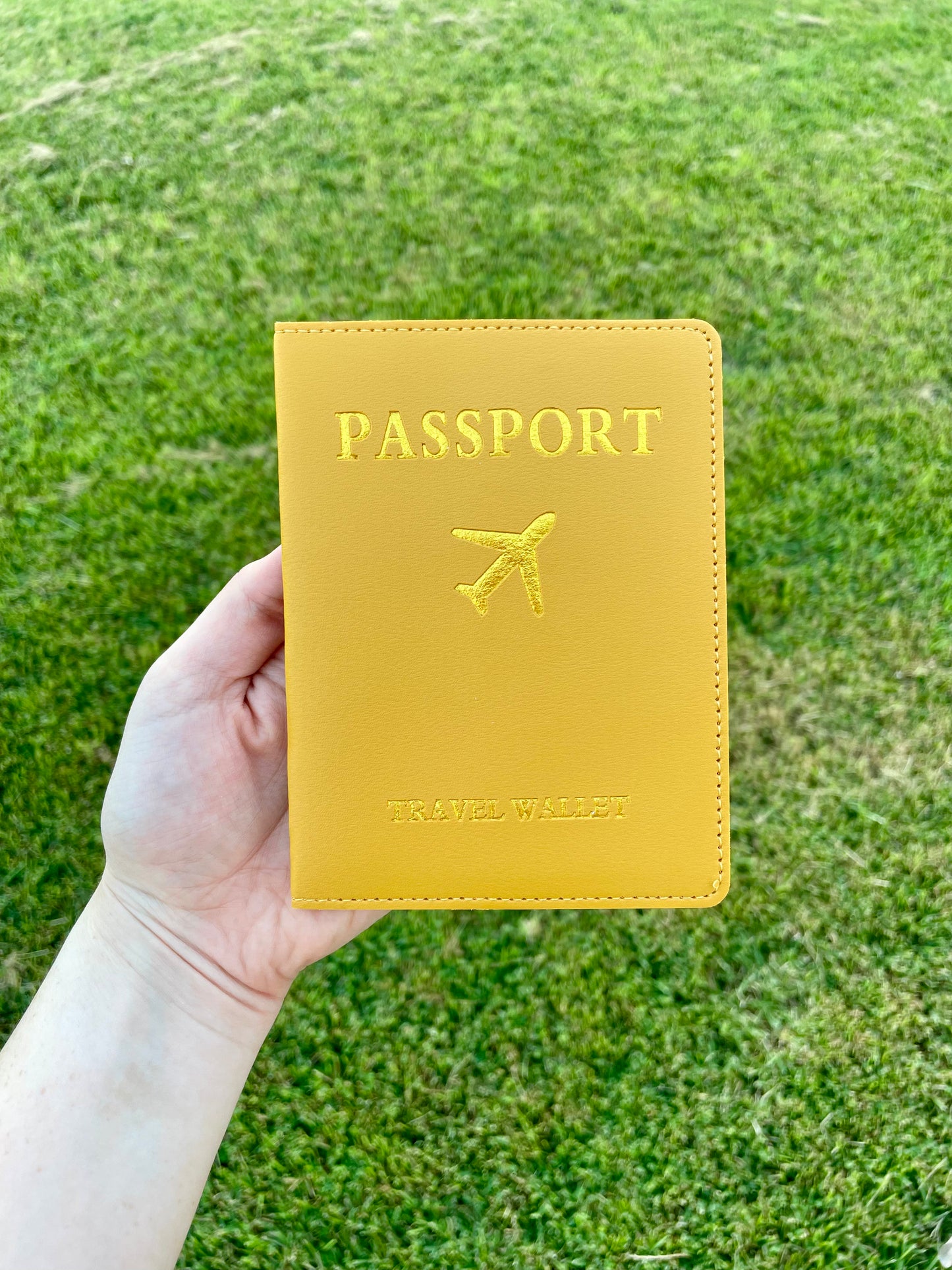 Estuche de pasaporte y etiqueta de maleta - Set para viaje