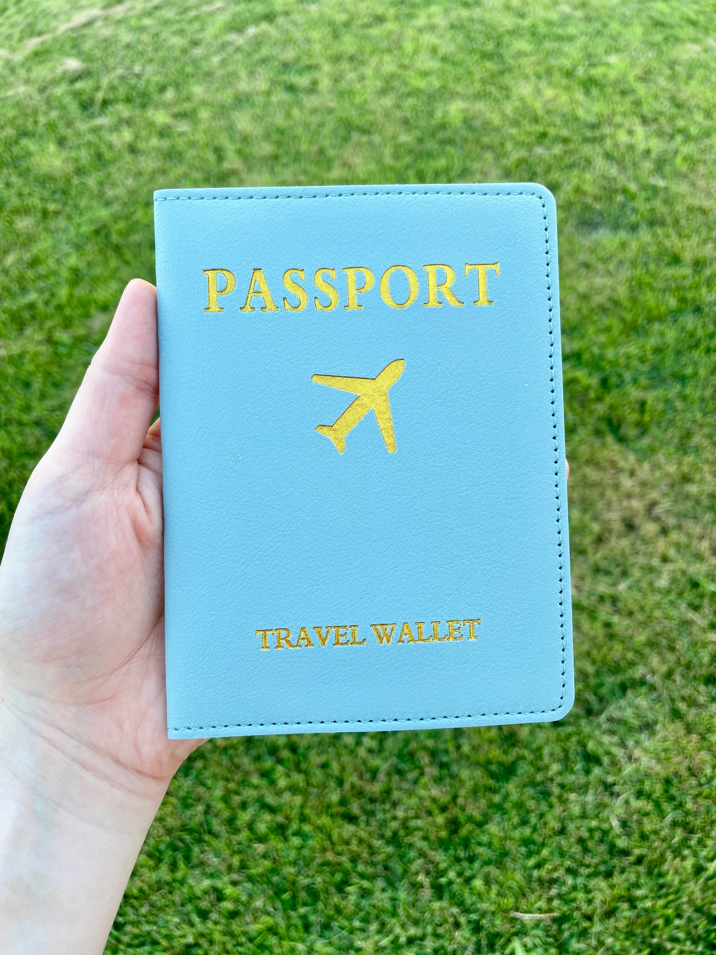 Estuche de pasaporte y etiqueta de maleta - Set para viaje