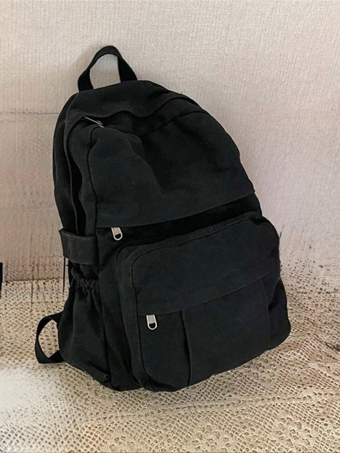 Mochila de Tela - Negra