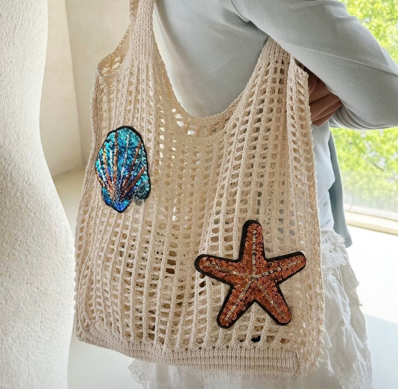 Cartera en Tela de Algodón - Estilo Saco 🌊⭐