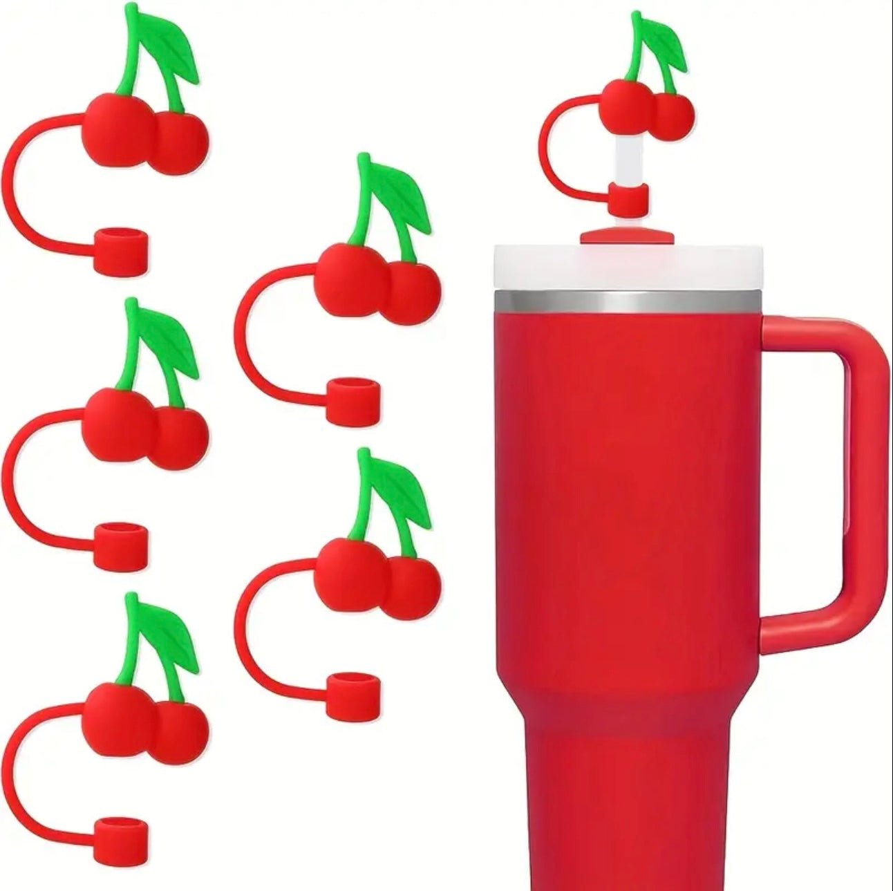 Tapa para Sorbeto en Silicona - Diseño Cherry