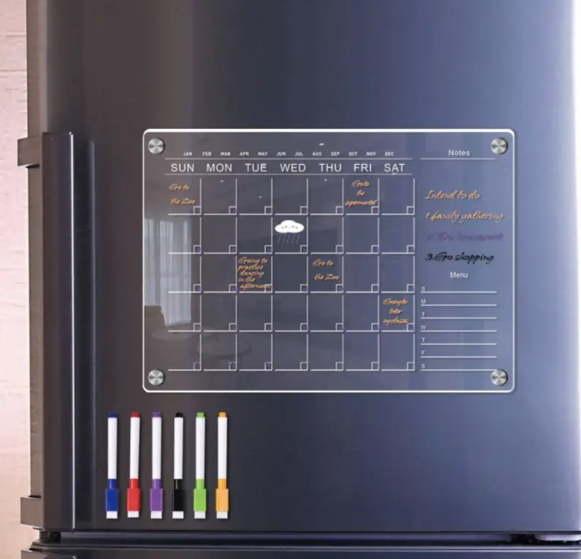 Calendario Acrílico Magnético / Magnetic Acrylic Calendar