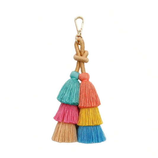 Llavero Boho con Capas de Colores (Variedad)