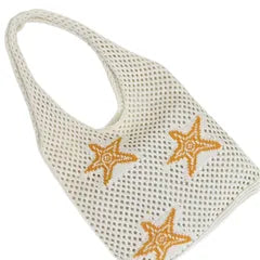 Tote Bag (Bolso) Tejido - Diseño Estrellas de Mar