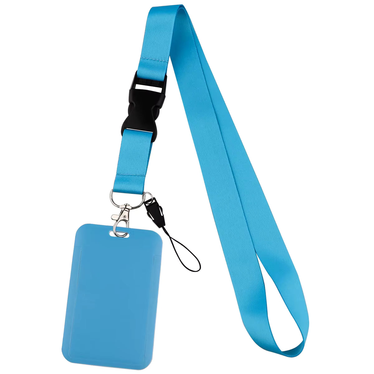 Lanyard con Portatarjetas en Acrílíco - Colores Sólidos (Variedad)