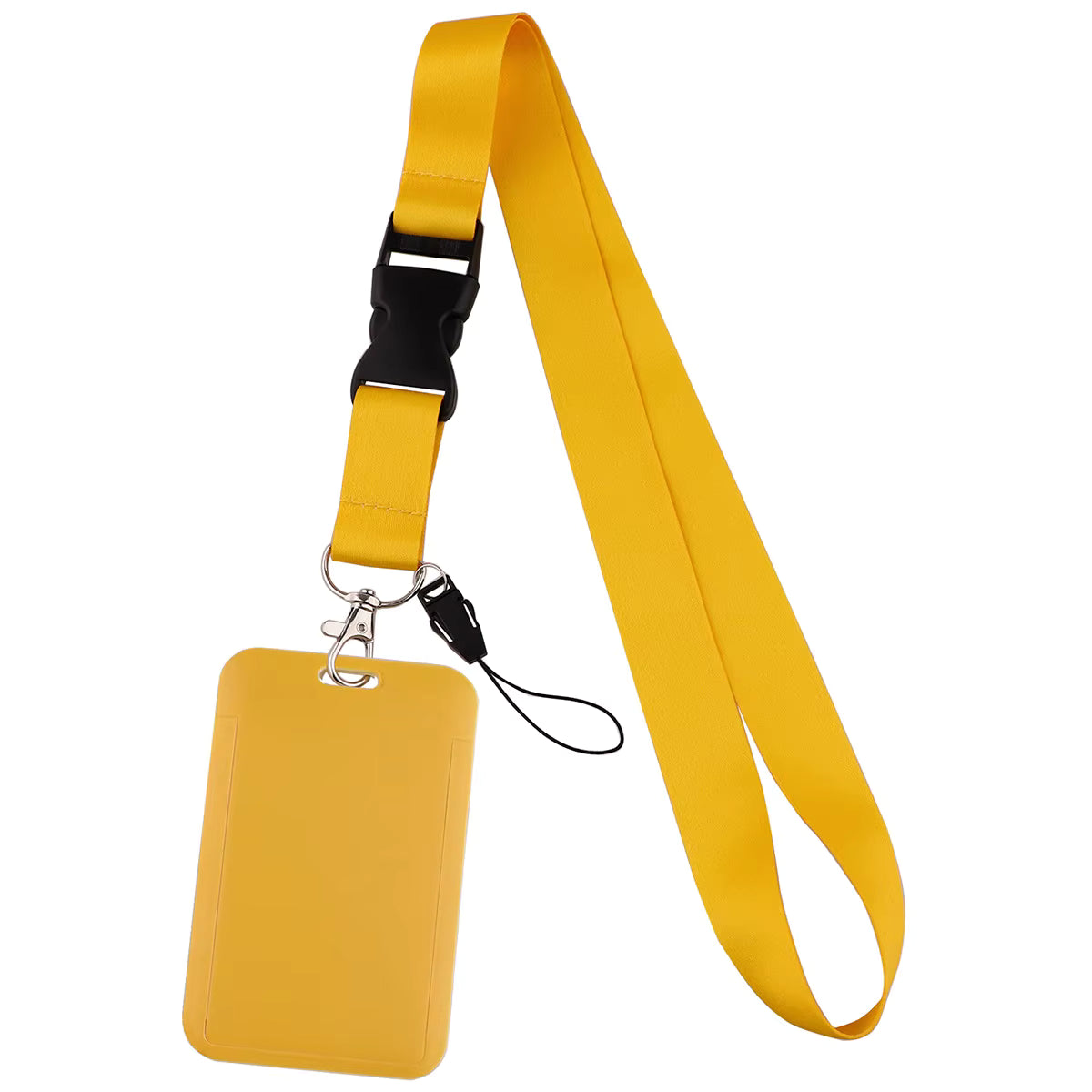 Lanyard con Portatarjetas en Acrílíco - Colores Sólidos (Variedad)