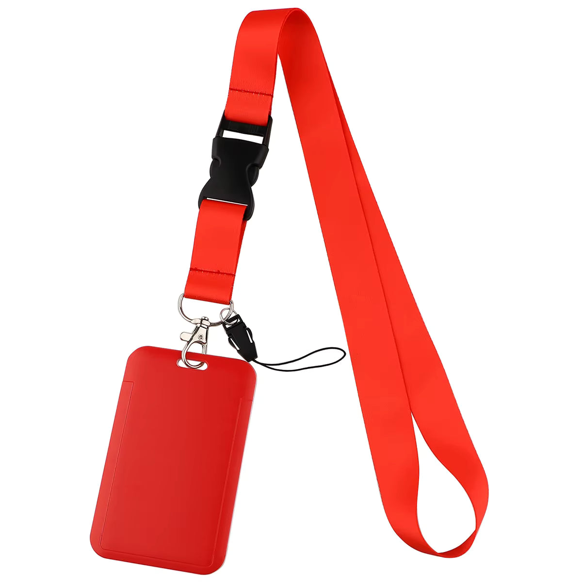 Lanyard con Portatarjetas en Acrílíco - Colores Sólidos (Variedad)