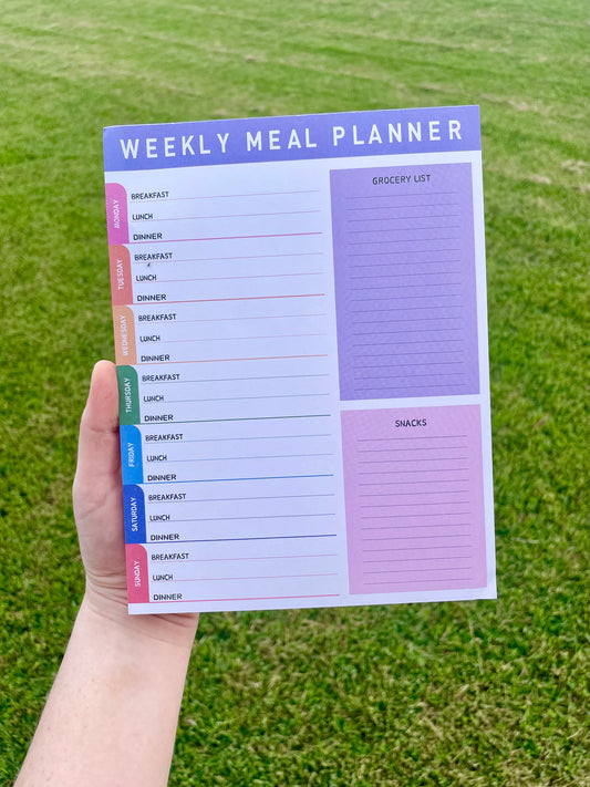 Planificadores Diarios y Plan de Comidas - Liviano y Portátil