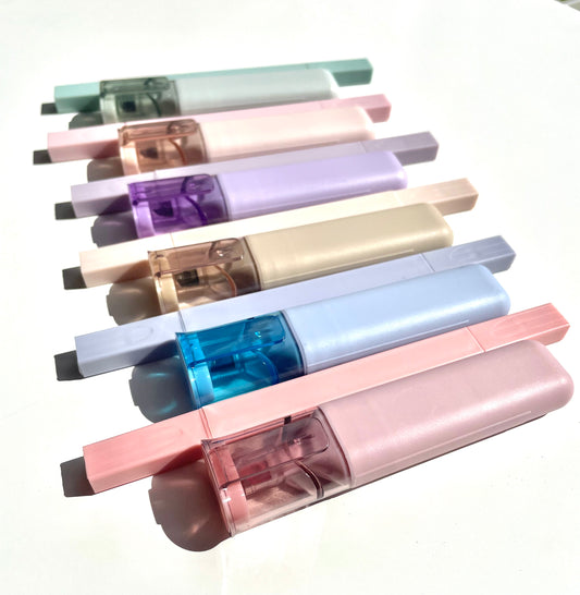 Marcadores de Colores con Estilo Fino Doble Punta o Grueso - Set de 7 Piezas