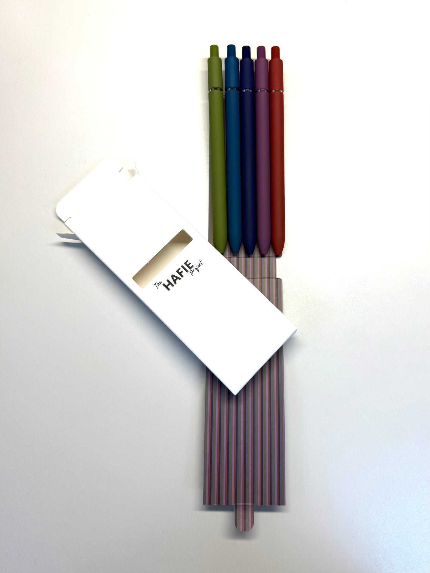 Set de 5 Bolígrafos - Punta Fina y Tinta Negra