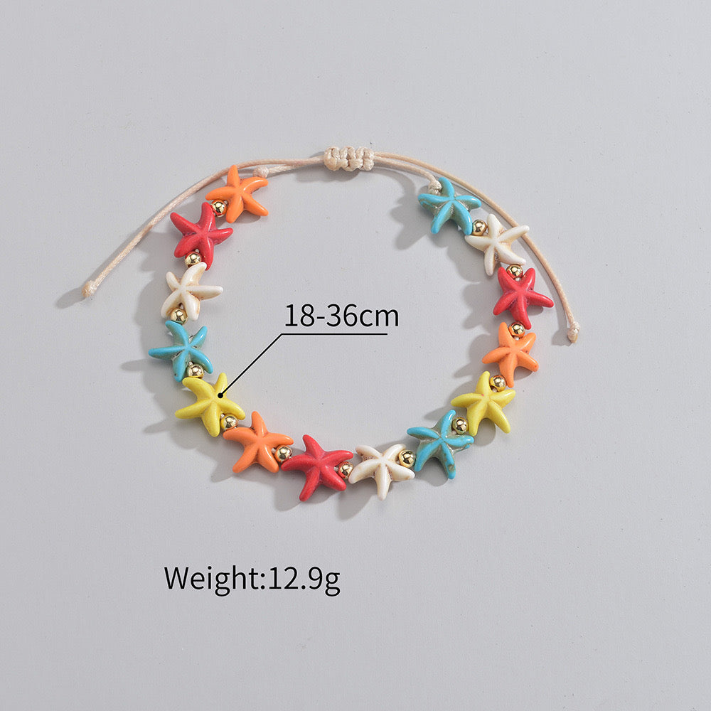 Pulsera de Tobillo - Estrellas de Colores ⭐️