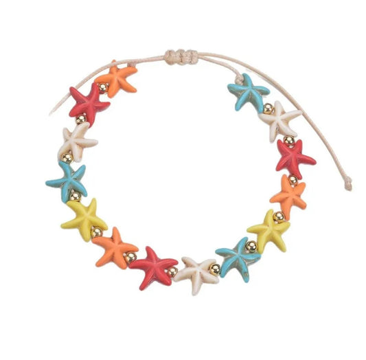 Pulsera de Tobillo - Estrellas de Colores ⭐️