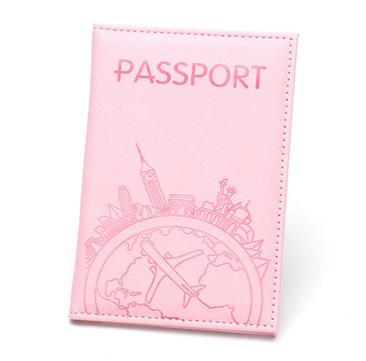 Estuche de pasaporte - Diseño Globo Terráqueo