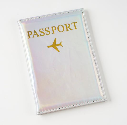 Estuche de pasaporte - Color Metálico y Tornasol