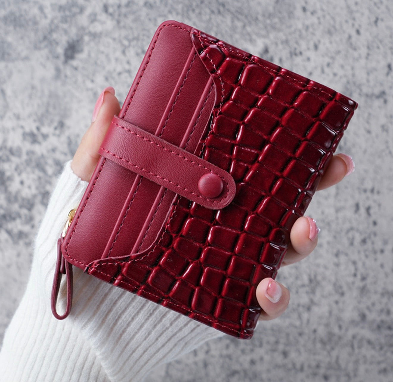 Wallet Portátil y Compacta - Diseño de Hebilla