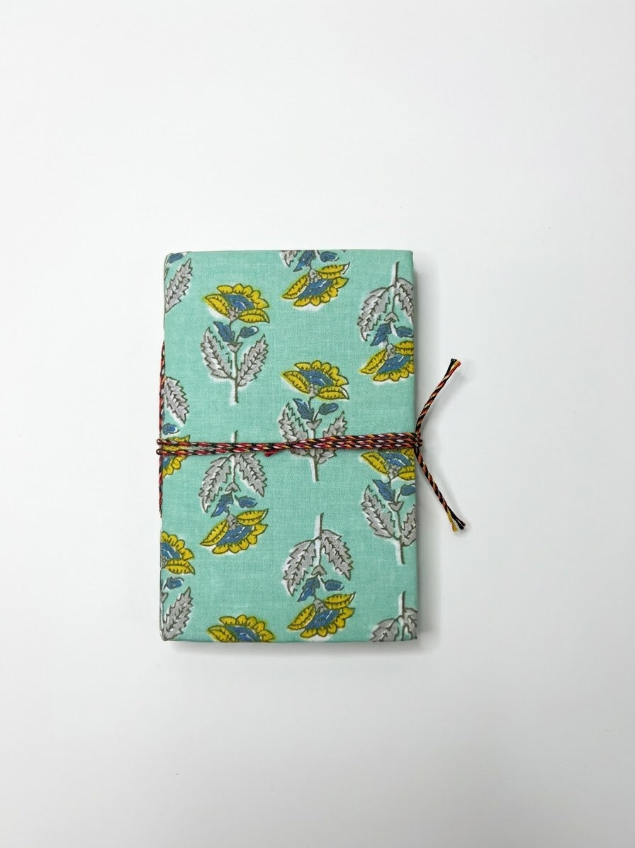 Journal/ Libreta de Tela en Papel Reciclado - (Variedad)