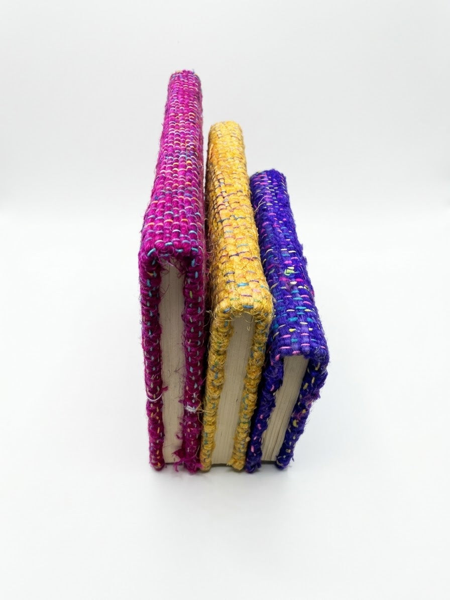 Journal / Libreta Forrada en Tela de Algodón y Papel Reciclado (Variedad)