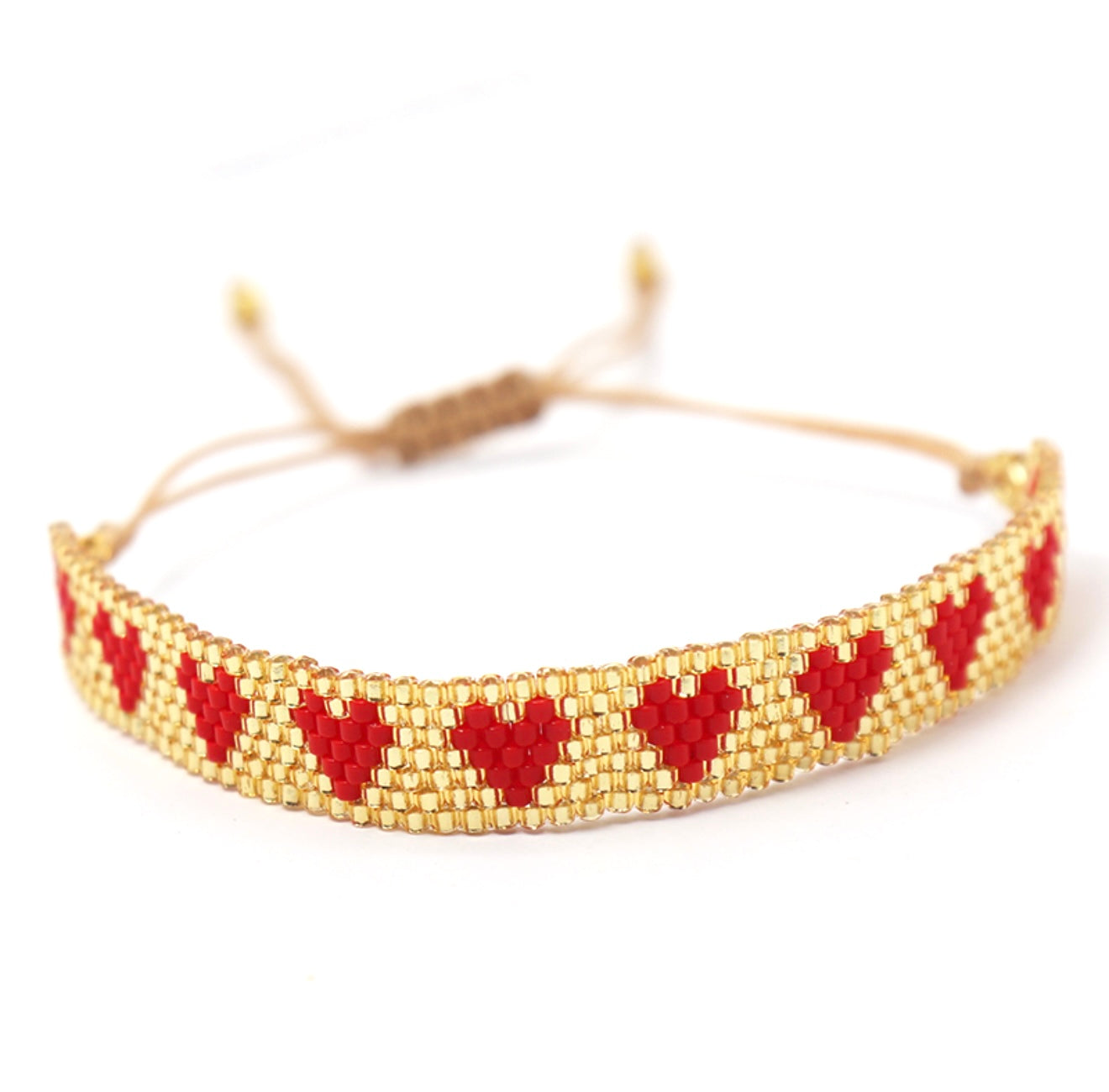 Pulsera de Corazones - Ajustable