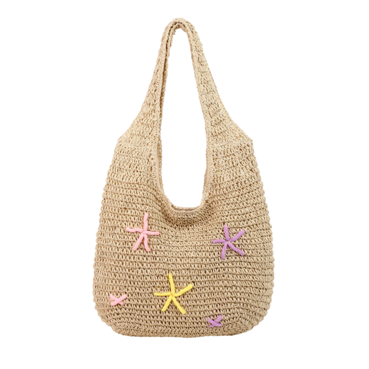 Cartera Boho con Estrellas - Estilo Saco