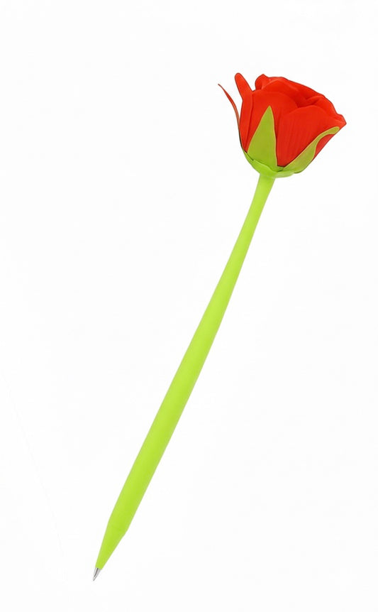 Bolígrafo en Forma de Rosa - Tinta Negra