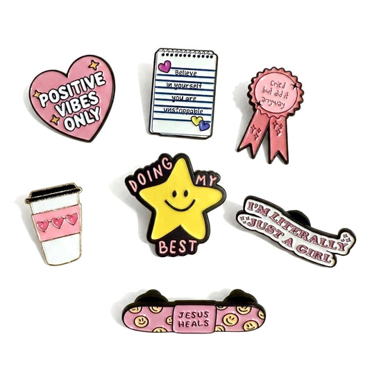 Pins 70+ Diseños (Variedad)