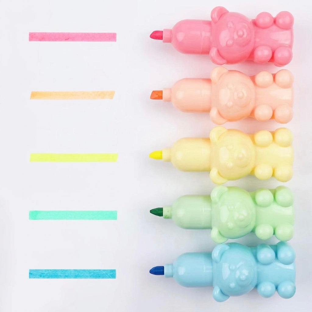 Highlighters (Marcadores) - Diseño de Ositos
