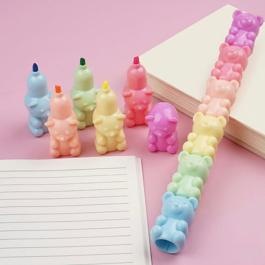 Highlighters (Marcadores) - Diseño de Ositos
