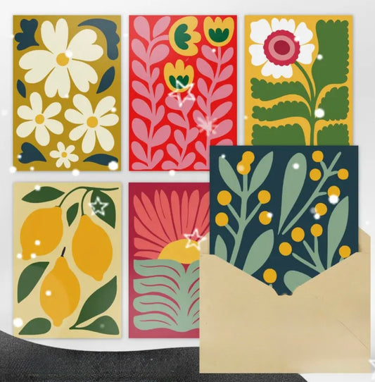 Tarjeta / Postal - 6 Diseños Tropicales