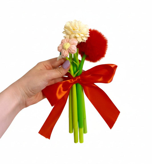 Arreglo de Flores... hecho con bolígrafos!
