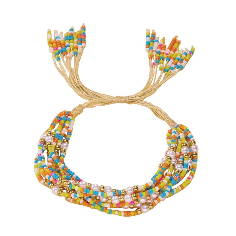 Pulsera Ajustable en Hilo de Colores