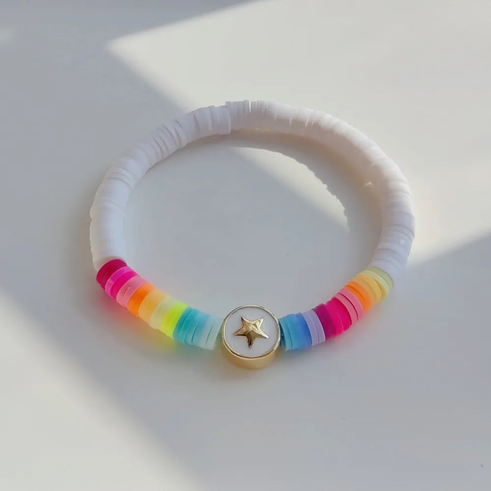 Pulsera Elástica - Diseño Arcoíris ⭐🌈