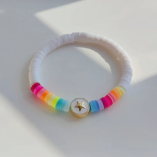 Pulsera Elástica - Diseño Arcoíris ⭐🌈