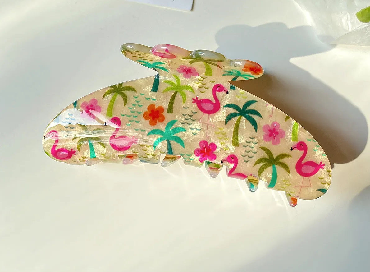 Pinche Para Cabello - Diseño Tropical (Variedad)