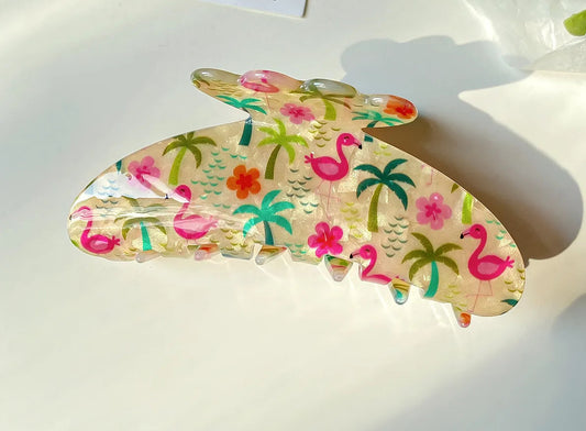 Pinche Para Cabello - Diseño Tropical (Variedad)