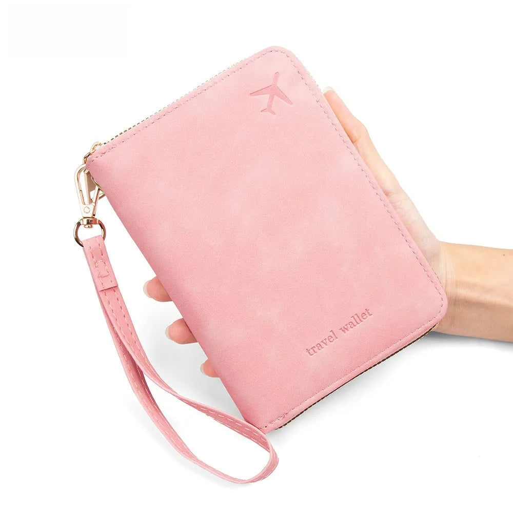 Wallet de Pasaporte con Llavero de Mano (Variedad)