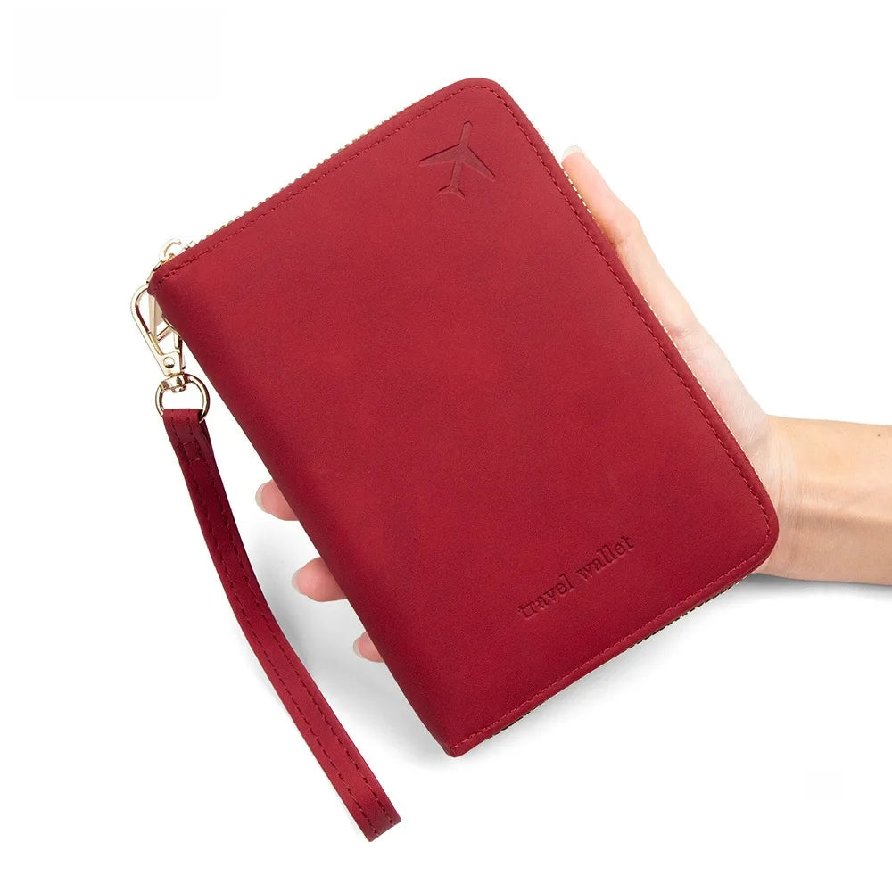 Wallet de Pasaporte con Llavero de Mano (Variedad)