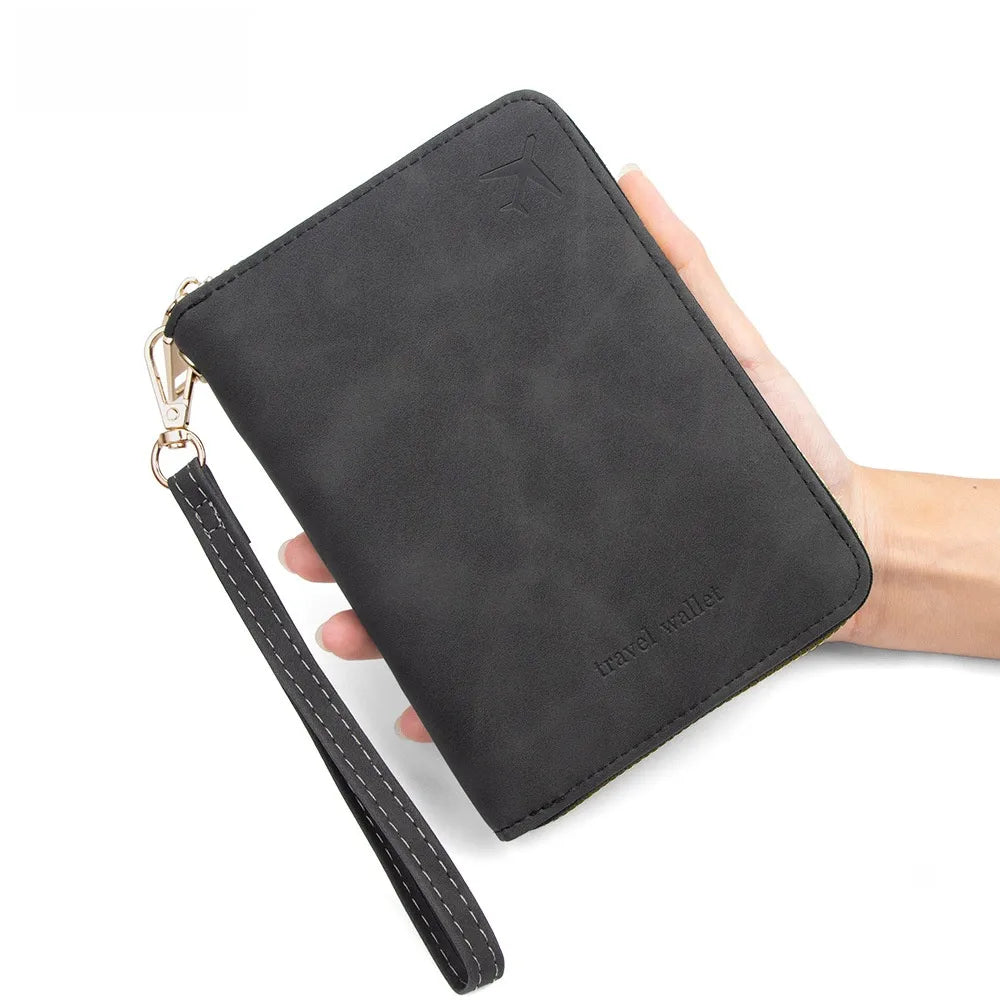 Wallet de Pasaporte con Llavero de Mano (Variedad)