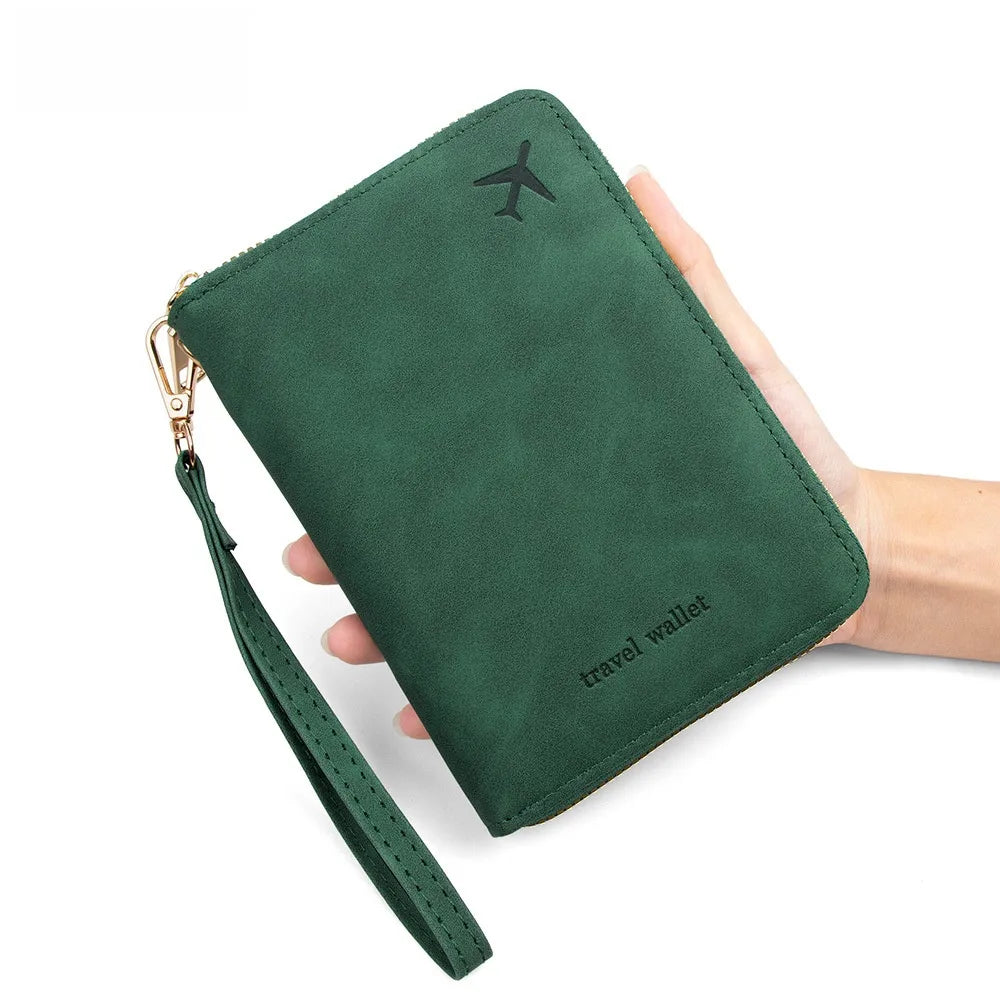 Wallet de Pasaporte con Llavero de Mano (Variedad)