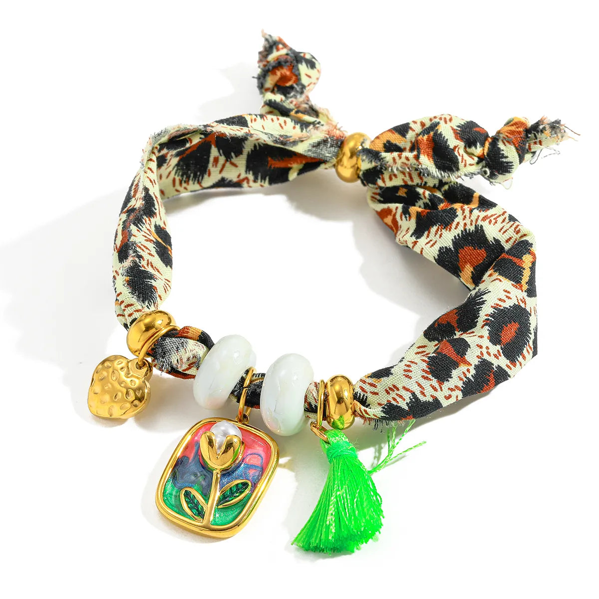 Pulseras de Mano Ajustables con Diseño en Tela (Variedad)