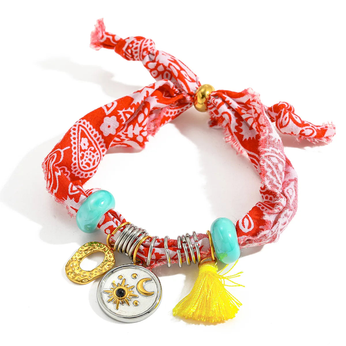Pulseras de Mano Ajustables con Diseño en Tela (Variedad)
