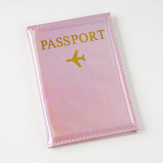 Estuche de Pasaporte - Color Metálico y Tornasol (Variedad)