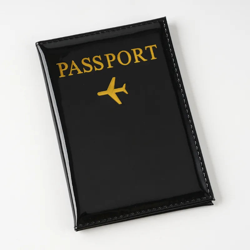 Estuche de Pasaporte - Color Metálico y Tornasol (Variedad)