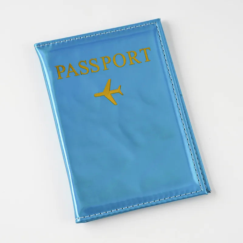 Estuche de Pasaporte - Color Metálico y Tornasol (Variedad)
